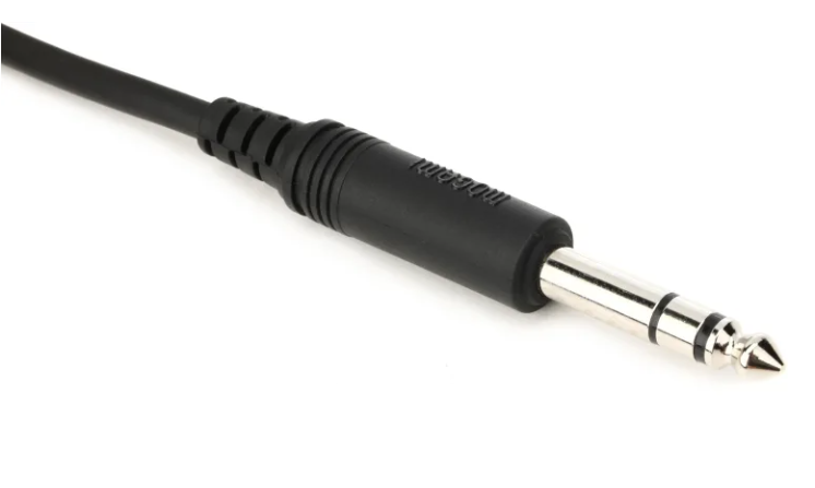 Mogami Pure Patch SS Cable - 1/4-inch TRS Male to 1/4-inch TRS Male - 2 foot