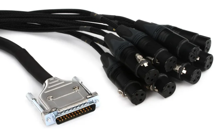 Mogami Gold DB25-XLRF 8-channel Analog Interface Cable - 50'