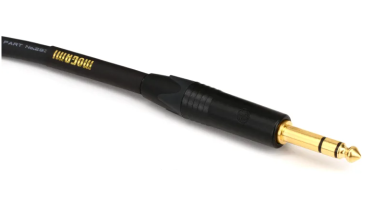 Mogami Gold Insert XLR Cable - 1/4-inch TRS Male to XLR Male/Female - 12 foot