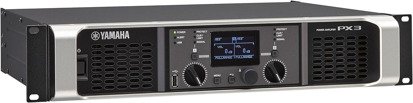Yamaha PX3 Dual Channel 2x500W Lightweight Power Amplifier w/ DSP