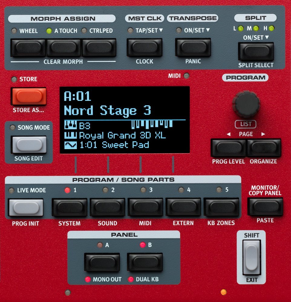 Nord Stage 3 88 88-Key Digital Stage Piano with Fully Weighted Hammer Action Keybed