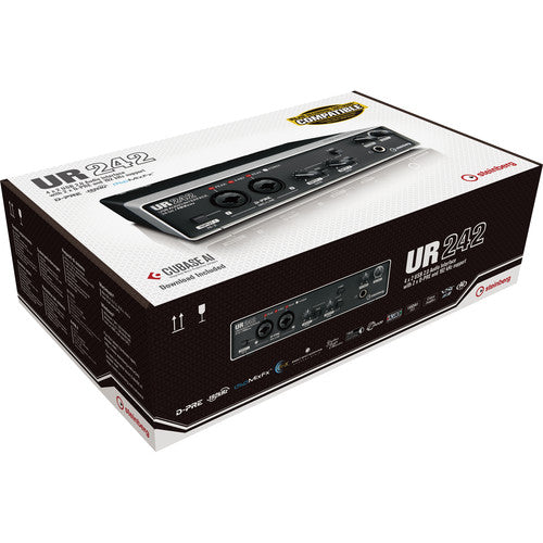 Steinberg UR242 - USB 2.0 Audio Interface with Dual Microphone Preamps and iPad Connectivity