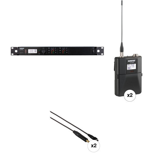 Shure ULX-D Digital Wireless Bodypack Kit for 2 Instruments